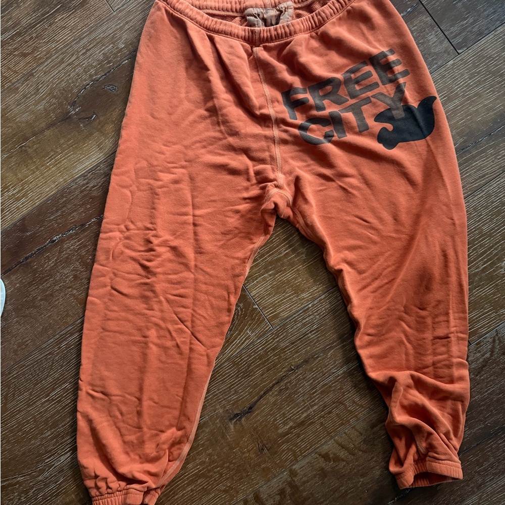 Free City Sweat Pants Orange